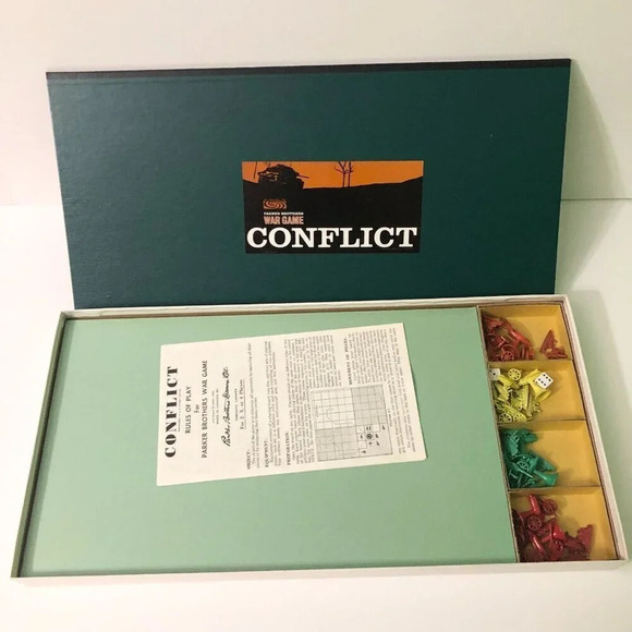 Vintage Parker Brothers Conflict War  Board Game Complete Parker Bros - Picture 6 of 16